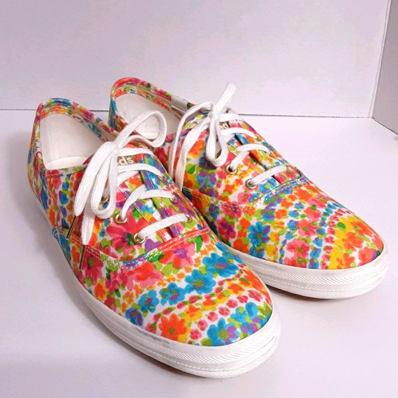 Keds Other - ❤❤❤KEDS WOMENS FLORAL SHOES SIZE 8.5❤❤❤